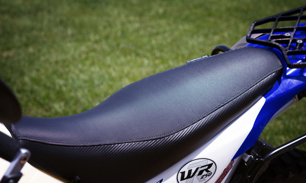 Wr250r store seat cover